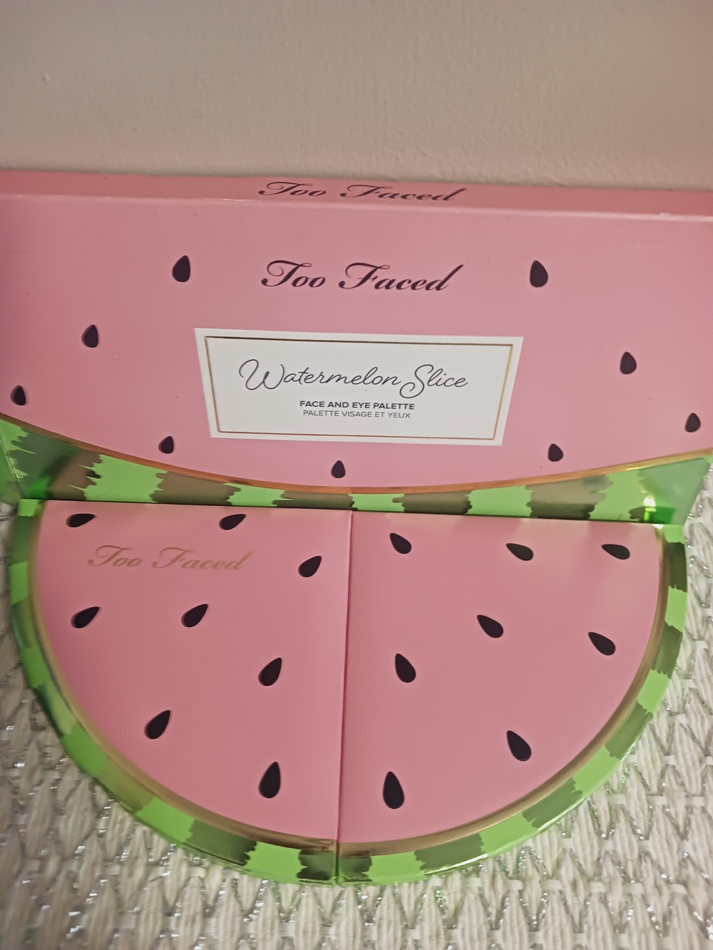 Too Faced Watermelon Slice Face & Eye Palette - DISCONTINUED, BRAND NEW